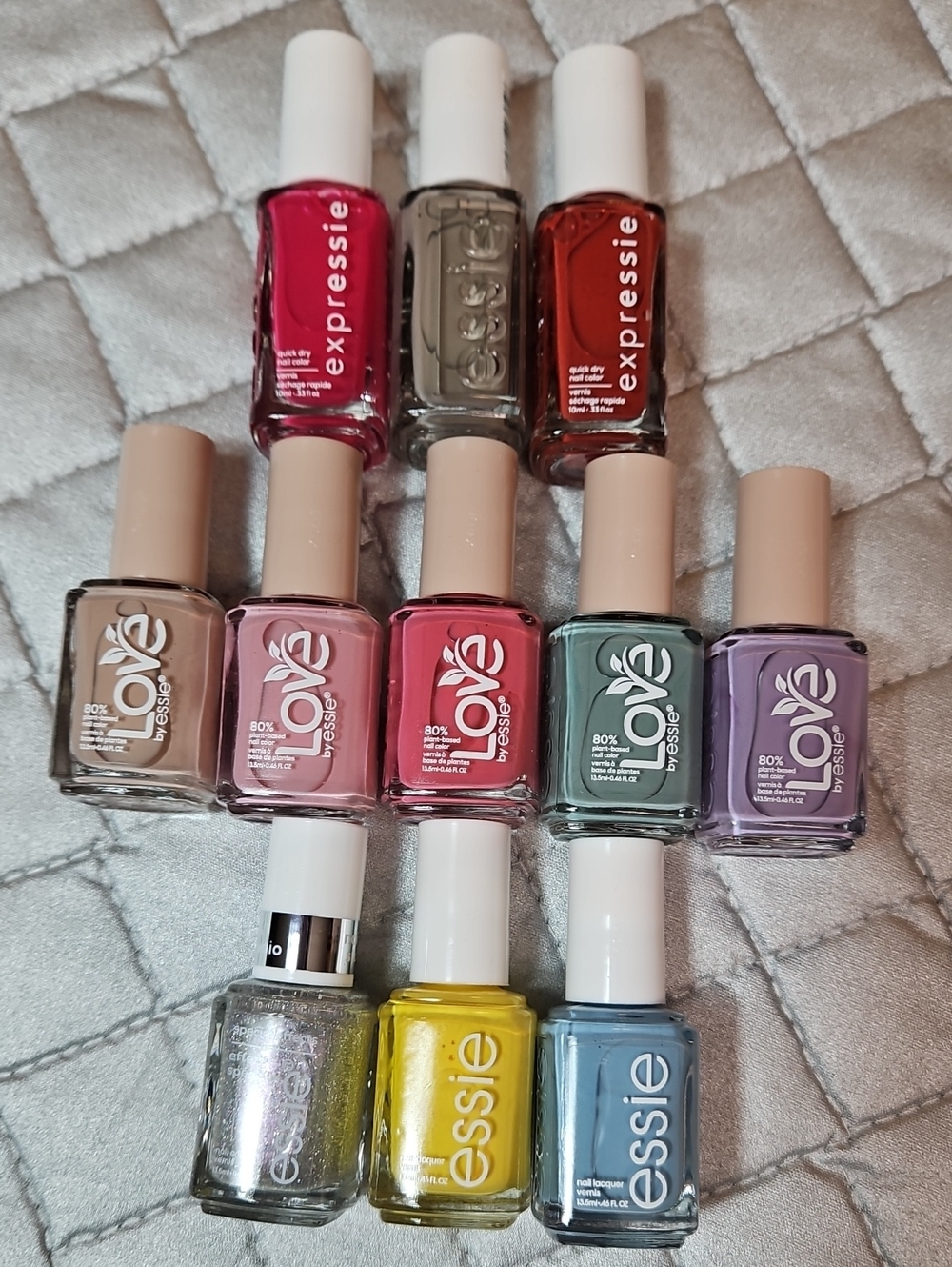 ESSIE SET OF 11 Assorted Women’s Nail Polish Set: LOVE, EXPRESS, ORIGINAL LAQUER